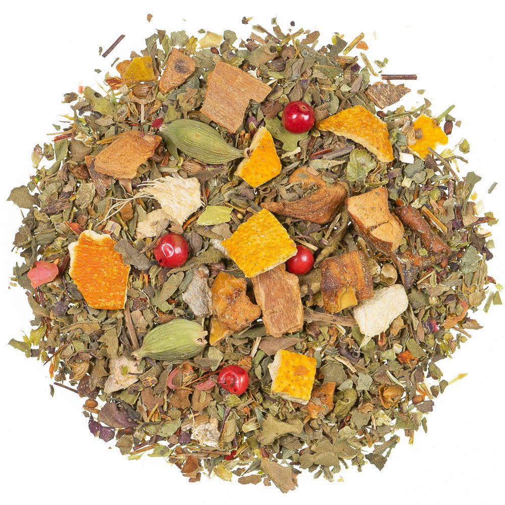 Kräutertee Tulsi Orange Ingwer