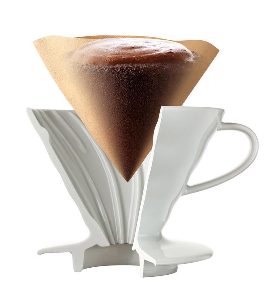 Hario V60 02 ceramic Coffee Dripper für 1-4 Tassen