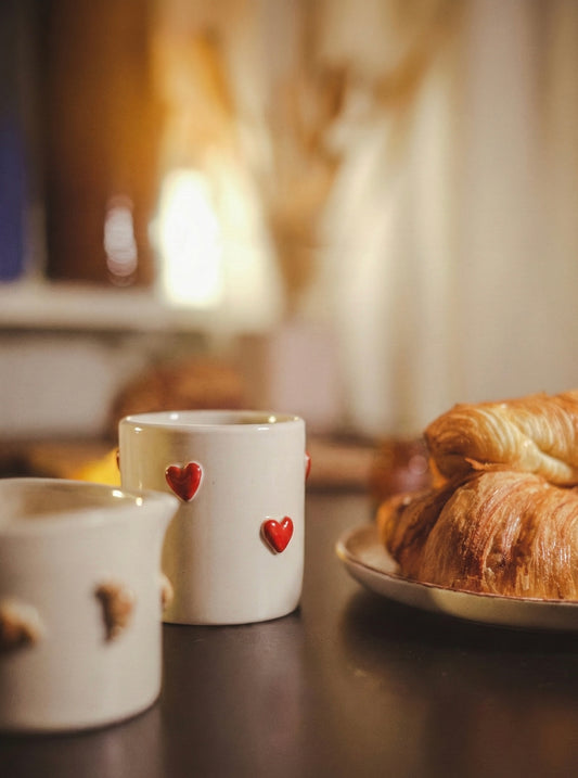 Herzen Keramik-Tasse – Handgefertigt, 250 ml (Kopie)